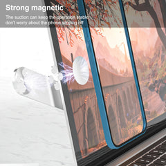 R-JUST SJ05-3 Multi-function Laptop Magnetic Expanded Metal Holder (Blue) - HoMEdemic™ 