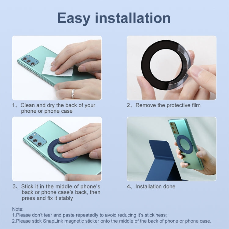 NILLKIN Skin-friendly Version Magsafe Ring Magnetic Mobile Phone Holder Set(Purple) - HoMEdemic™ 