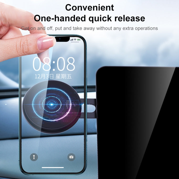 R-JUST HZ19 Car Mobile Phone Magnetic Bracket (Black) - HoMEdemic™ 