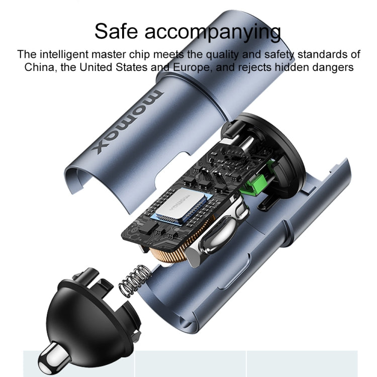 MOMAX UC15 38W PD + QC3.0 Dual Ports Car Charger - HoMEdemic™ 