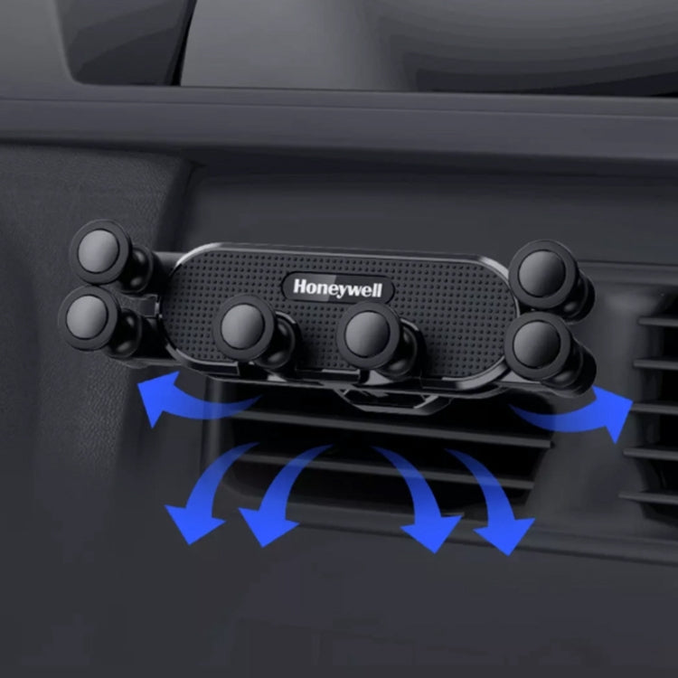 Original Xiaomi Youpin HZX21 Honeywell Air Outlet Gravity Car Mobile Phone Holder (Black) - HoMEdemic™ 