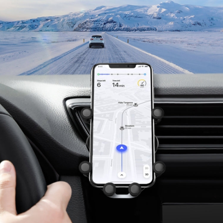 Original Xiaomi Youpin HZX21 Honeywell Air Outlet Gravity Car Mobile Phone Holder (Black) - HoMEdemic™ 