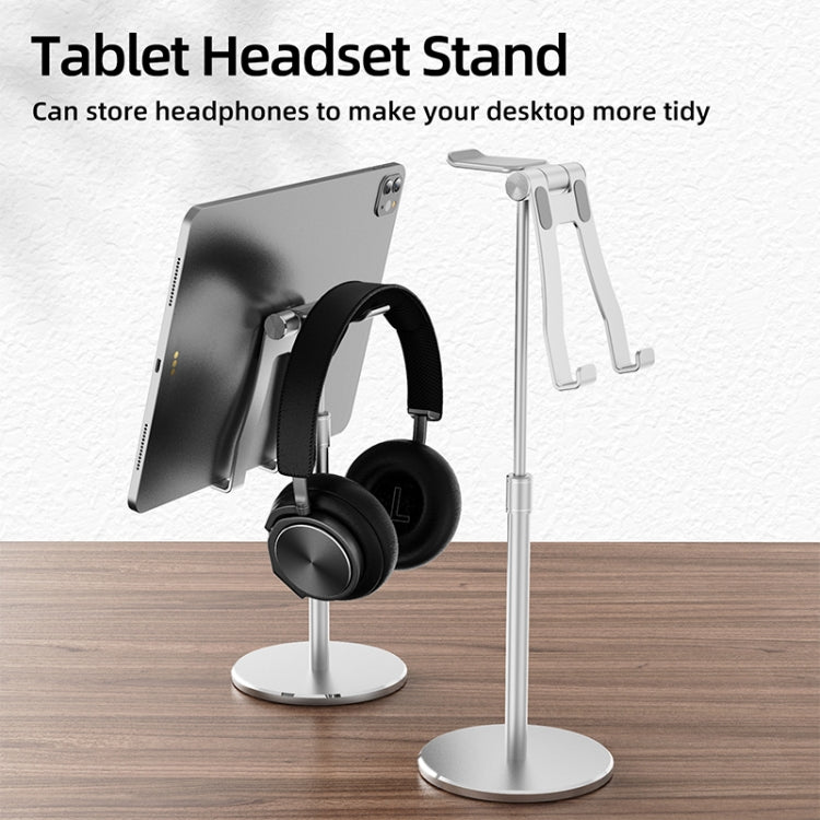 R-JUST PB03 Lifting / Angle Adjustable Multi-function Headset / Tablet / Mobile Phone Holder, Suitable for Devices Under 12.9 inch - HoMEdemic™ 