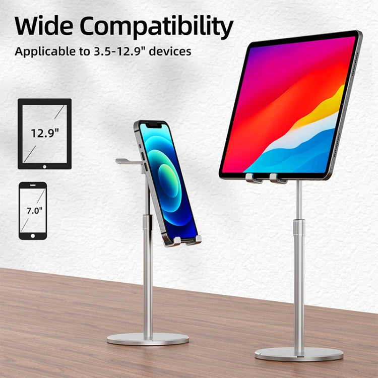 R-JUST PB03 Lifting / Angle Adjustable Multi-function Headset / Tablet / Mobile Phone Holder, Suitable for Devices Under 12.9 inch - HoMEdemic™ 