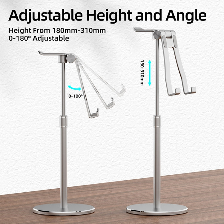 R-JUST PB03 Lifting / Angle Adjustable Multi-function Headset / Tablet / Mobile Phone Holder, Suitable for Devices Under 12.9 inch - HoMEdemic™ 
