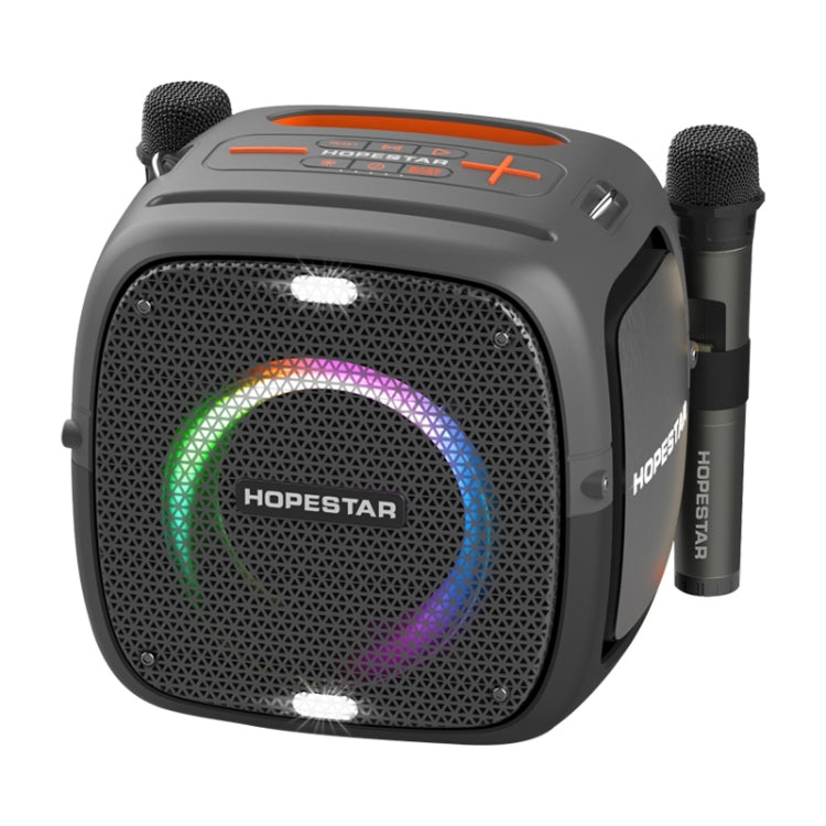 HOPESTAR Party One RGB Lighting Wireless Bluetooth Speaker (Grey) - HoMEdemic™ 