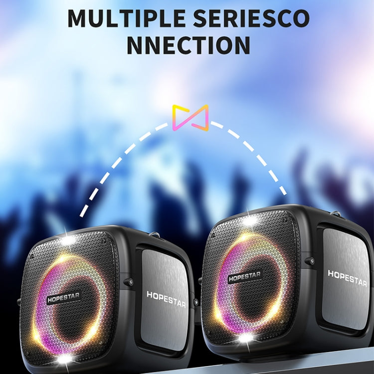 HOPESTAR Party One RGB Lighting Wireless Bluetooth Speaker (Grey) - HoMEdemic™ 