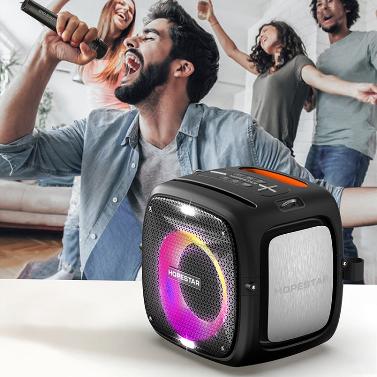 HOPESTAR Party One RGB Lighting Wireless Bluetooth Speaker (Black) - HoMEdemic™ 