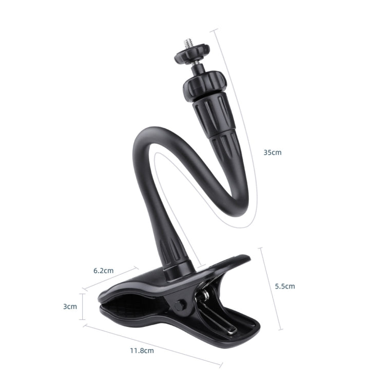 Flexible Arm Desktop Rod Action Camera Phone Holder Stand(Black) - HoMEdemic™ 