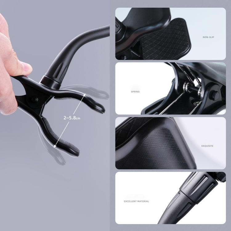 Flexible Arm Desktop Rod Action Camera Phone Holder Stand(Black) - HoMEdemic™ 