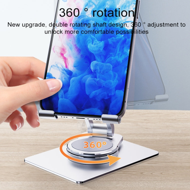 R-JUST HZ26 360-degree Rotating Aluminum Alloy Folding Phone Holder - HoMEdemic™ 