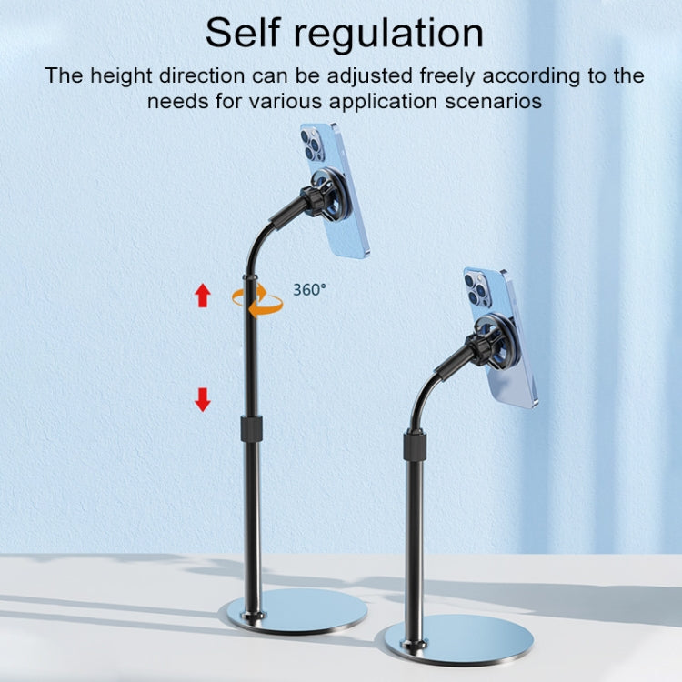 R-JUST HZ27 Desktop Phone Tablet Holder Disc Magnetic Suction Telescopic Bracket - HoMEdemic™ 