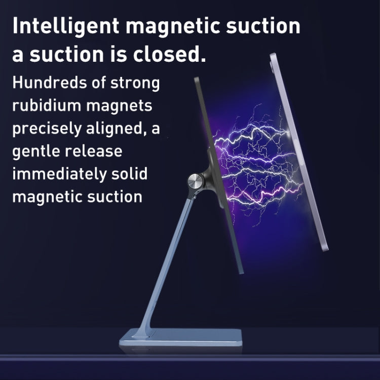 For iPad 11 inch R-JUST HZ36 360-degree Rotating Aluminum Alloy Magnetic Tablet Stand(Tarnish) - HoMEdemic™ 