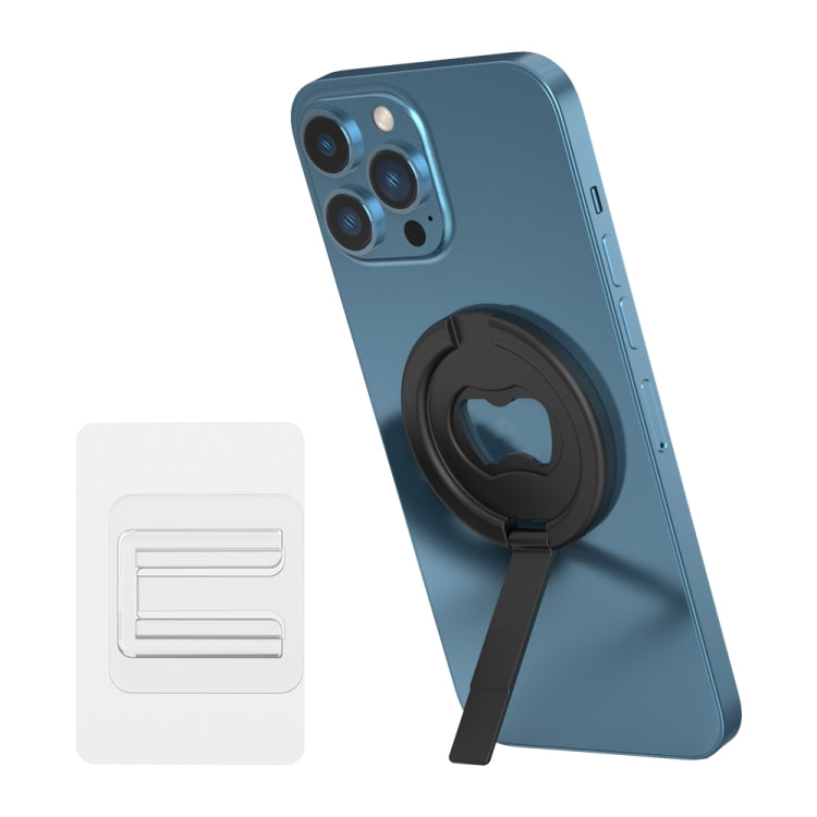 R-JUST SJ20-1 Aluminum Alloy Magnetic Bottle Opener Cellphone Holder With No Trace Sticker (Black) - HoMEdemic™ 