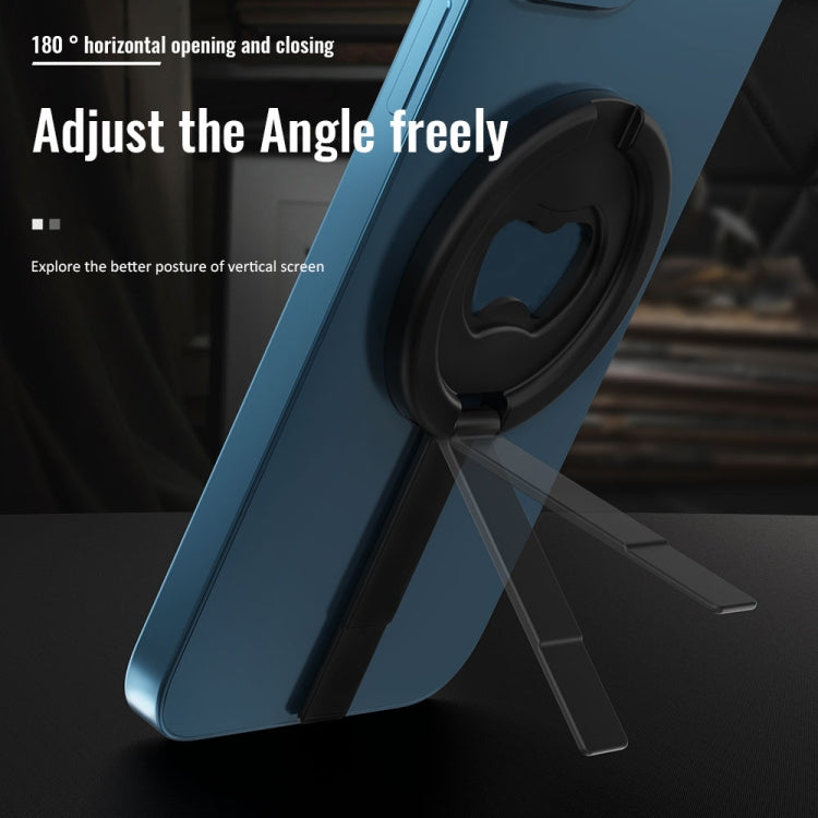 R-JUST SJ20-1 Aluminum Alloy Magnetic Bottle Opener Cellphone Holder With No Trace Sticker (Silver) - HoMEdemic™ 