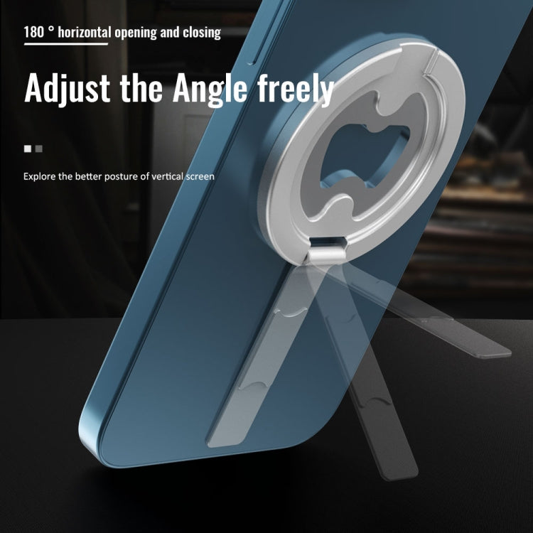 R-JUST SJ20-2 Zinc Alloy Magnetic Bottle Opener Cellphone Holder Without No Trace Sticker (Silver) - HoMEdemic™ 