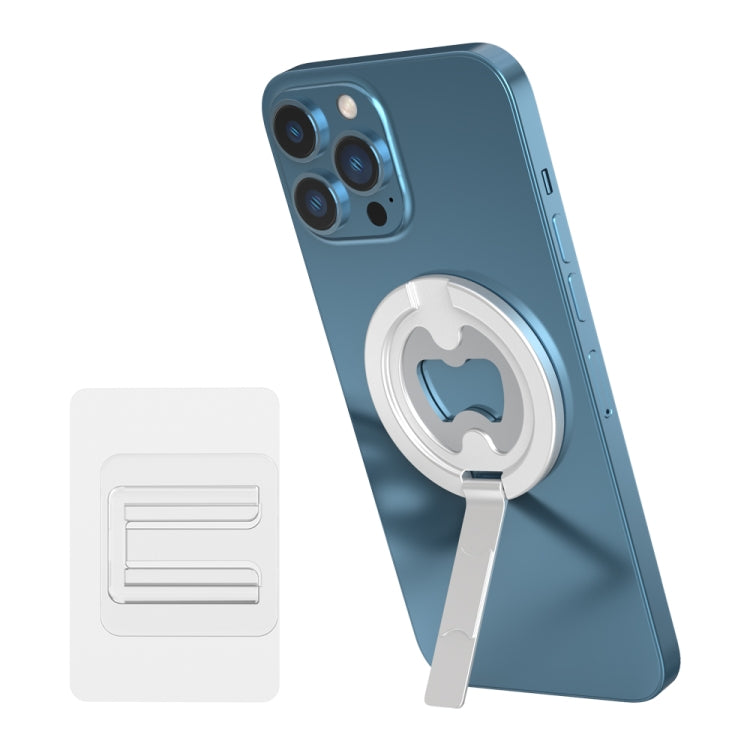 R-JUST SJ20-2 Zinc Alloy Magnetic Bottle Opener Cellphone Holder With No Trace Sticker (Silver) - HoMEdemic™ 
