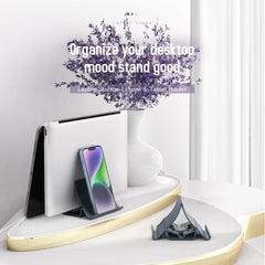 R-JUST BJ16 3 in 1 Multifunctional Gravity Storage Bracket Base (Silver) - HoMEdemic™ 