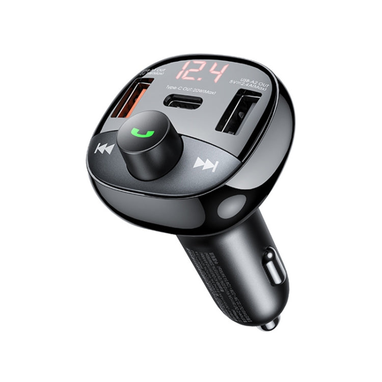 REMAX RCC331 Rodi Series 3 in 1 Car 64.5W PD Fast Charger Support FM / TF Card / Bluetooth Hands-free Calling - HoMEdemic™ 