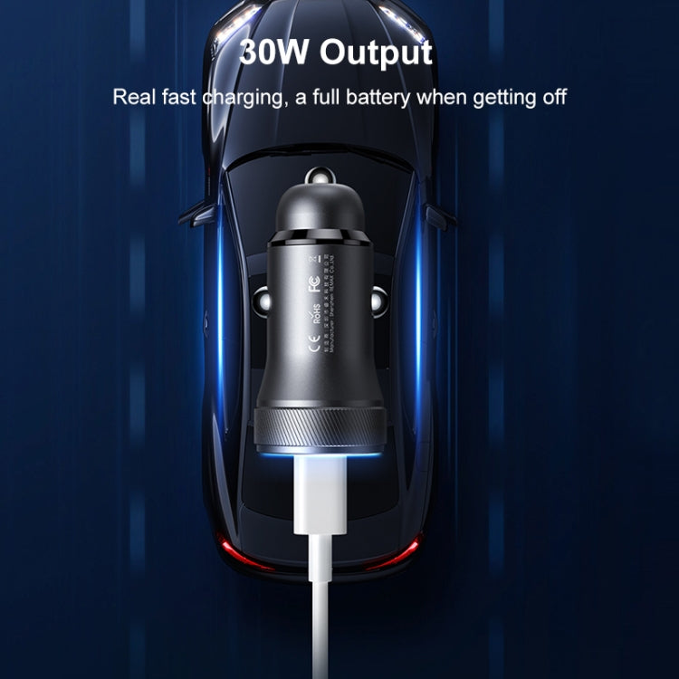 REMAX RCC335 Seaya Series 2 in 1 Car 30W PD Fast Charger - HoMEdemic™ 