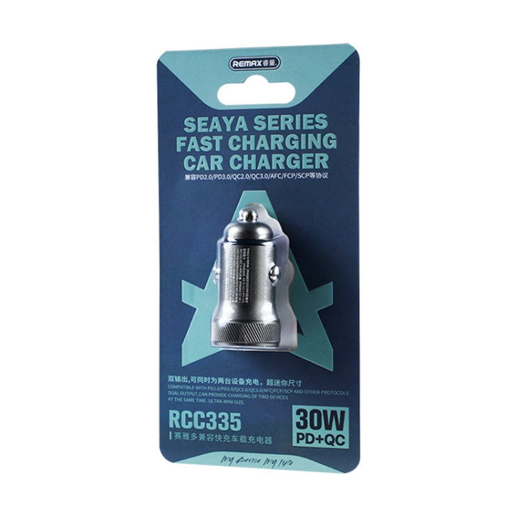 REMAX RCC335 Seaya Series 2 in 1 Car 30W PD Fast Charger - HoMEdemic™ 