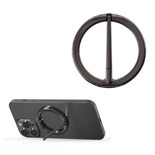 R-JUST SJ20-4 Aluminum Alloy Magnetic Knife Phone Holder (Dark Gray) - HoMEdemic™ 