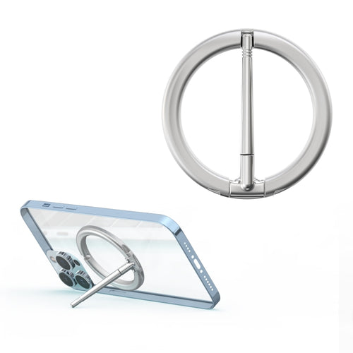 R-JUST SJ20-4 Aluminum Alloy Magnetic Knife Phone Holder (Silver) - HoMEdemic™ 