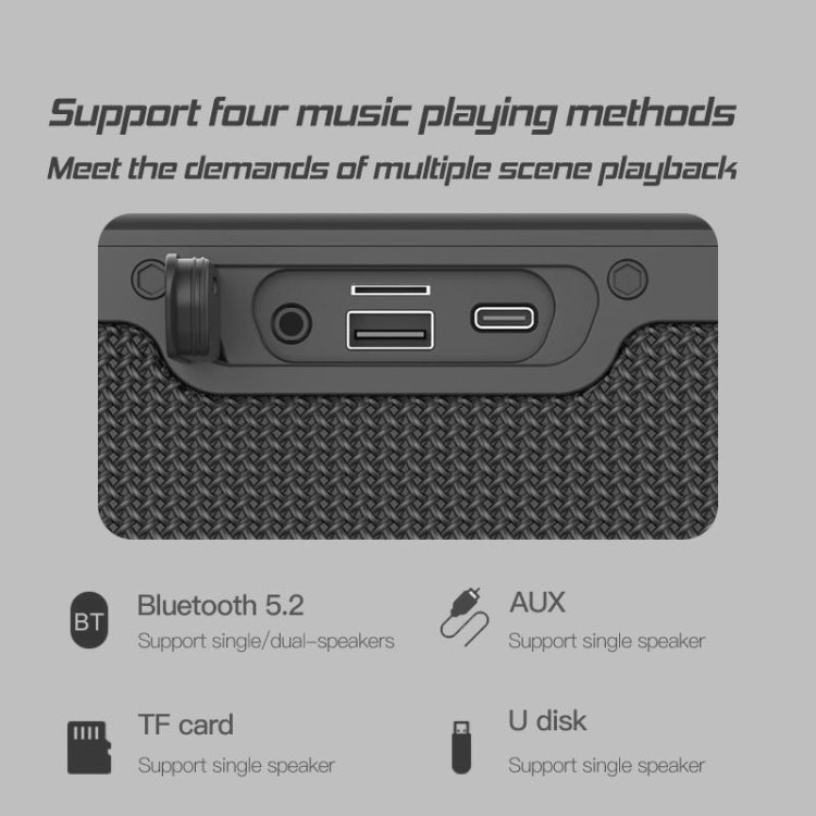XDOBO 1983Plus IPX7 Waterproof Portable Outdoor Bluetooth Speaker Desktop Audio Subwoofer - HoMEdemic™ 