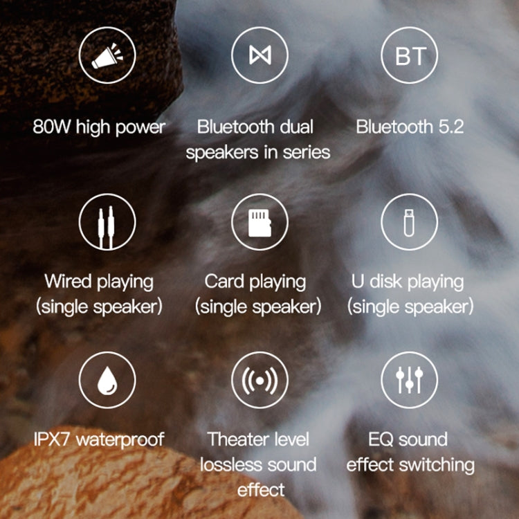 XDOBO 1983Plus IPX7 Waterproof Portable Outdoor Bluetooth Speaker Desktop Audio Subwoofer - HoMEdemic™ 