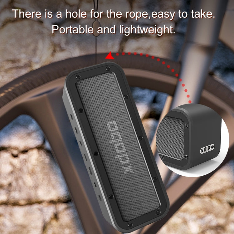 XDOBO Wake 1983 IPX7 Waterproof Portable Outdoor Wireless Bluetooth Speaker (Black) - HoMEdemic™ 