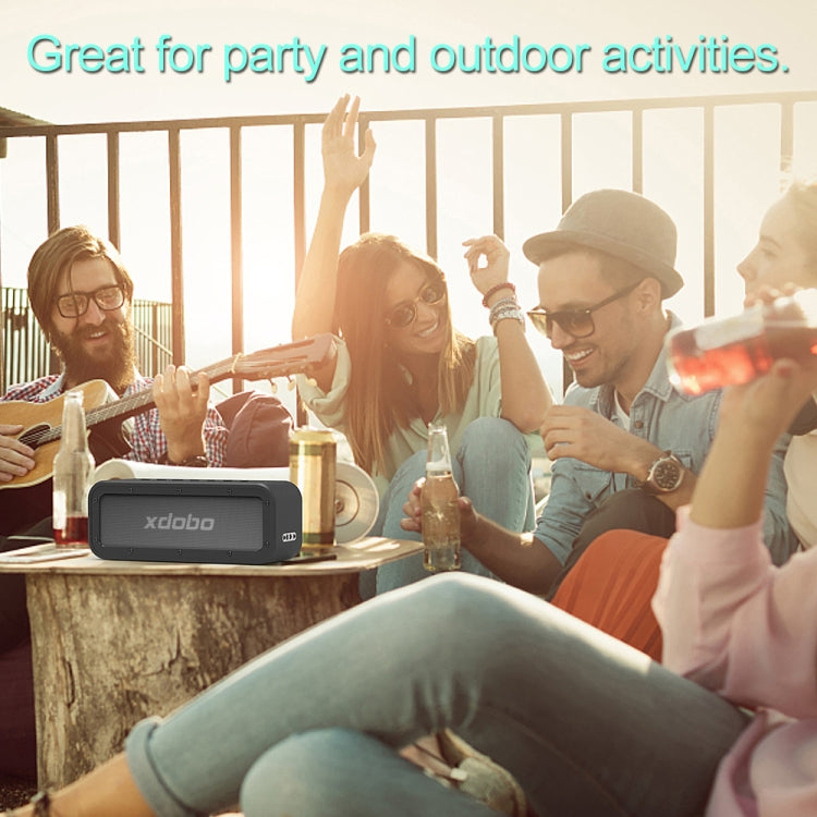 XDOBO Wake 1983 IPX7 Waterproof Portable Outdoor Wireless Bluetooth Speaker (Pink) - HoMEdemic™ 