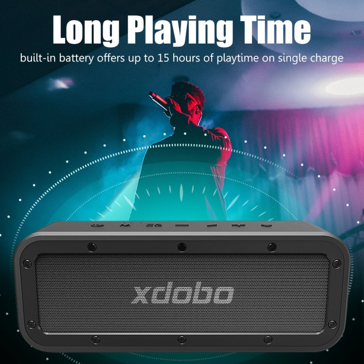 XDOBO Wake 1983 IPX7 Waterproof Portable Outdoor Wireless Bluetooth Speaker (Pink) - HoMEdemic™ 