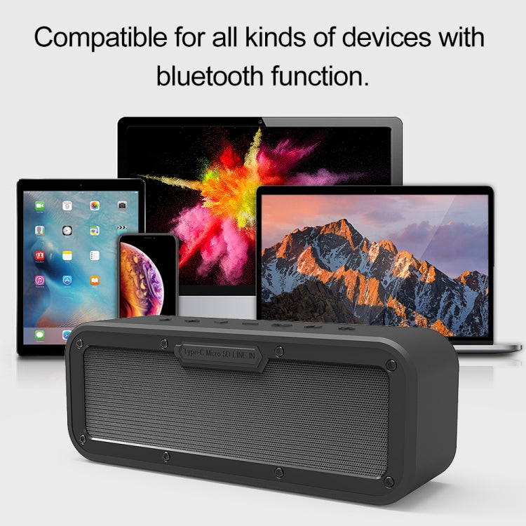 XDOBO Wake 1983 IPX7 Waterproof Portable Outdoor Wireless Bluetooth Speaker (Black) - HoMEdemic™ 