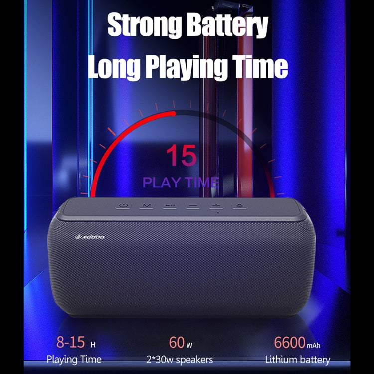 XDOBO X8 60W Wireless Bluetooth Speaker Outdoor Subwoofer Support TWS & TF Card (Black) - HoMEdemic™ 