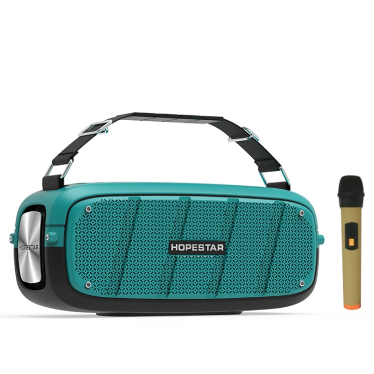 HOPESTAR A20 Pro TWS Portable Outdoor Waterproof Subwoofer Bluetooth Speaker with Microphone, Support Power Bank & Hands-free Call & U Disk & TF Card & 3.5mm AUX (Blue) - HoMEdemic™ 
