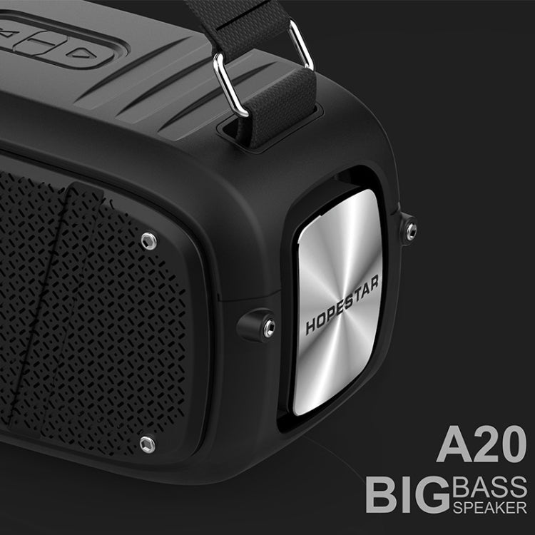 HOPESTAR A20 Pro TWS Portable Outdoor Waterproof Subwoofer Bluetooth Speaker with Microphone, Support Power Bank & Hands-free Call & U Disk & TF Card & 3.5mm AUX (Green) - HoMEdemic™ 