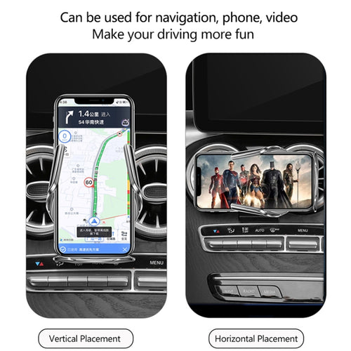 WK WP-U205 15W Vanguard Series Transcendent Wireless Charging Car Holder (Silver) - HoMEdemic™ 