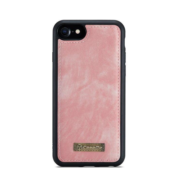 CaseMe for  iPhone 8 & 7  Multifunctional Leather Billfold with Detachable Magnetic PC Back Protective Case & Holder & 10 Card Slots & 3 Cash Slots & 1 Zipper Wallet & 2 Photo Frames & 3 Magnetic Clasps(Pink) - HoMEdemic™ 