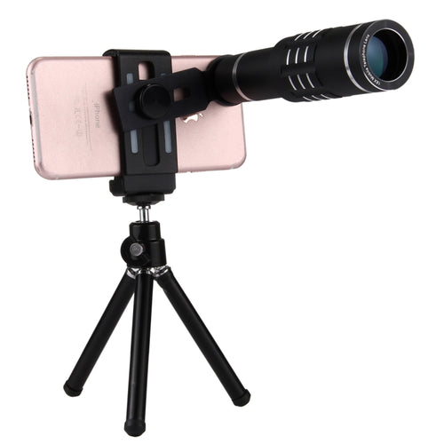 Universal 18X Magnification Lens Mobile Phone 3 in 1 Telescope + Tripod Mount + Mobile Phone Clip - HoMEdemic™ 