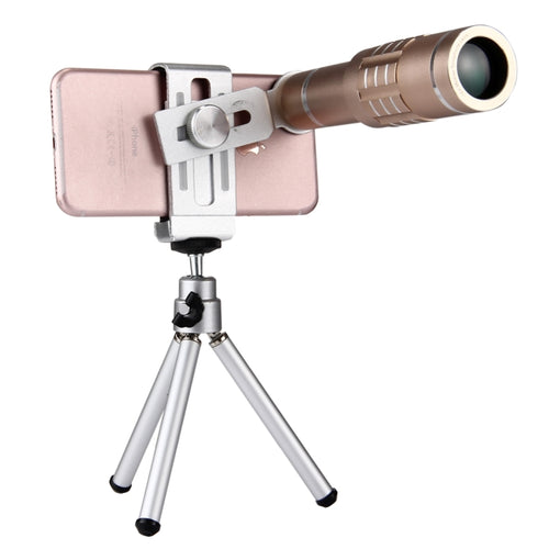 Universal 18X Magnification Lens Mobile Phone 3 in 1 Telescope + Tripod Mount + Mobile Phone Clip - HoMEdemic™ 