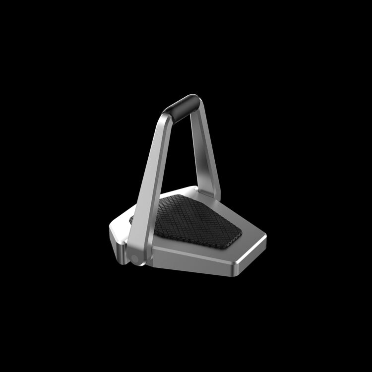 2 PCS R-JUST BJ01 Universal Stickable Shield Shape Laptop Foldable Stand(Silver) - HoMEdemic™ 