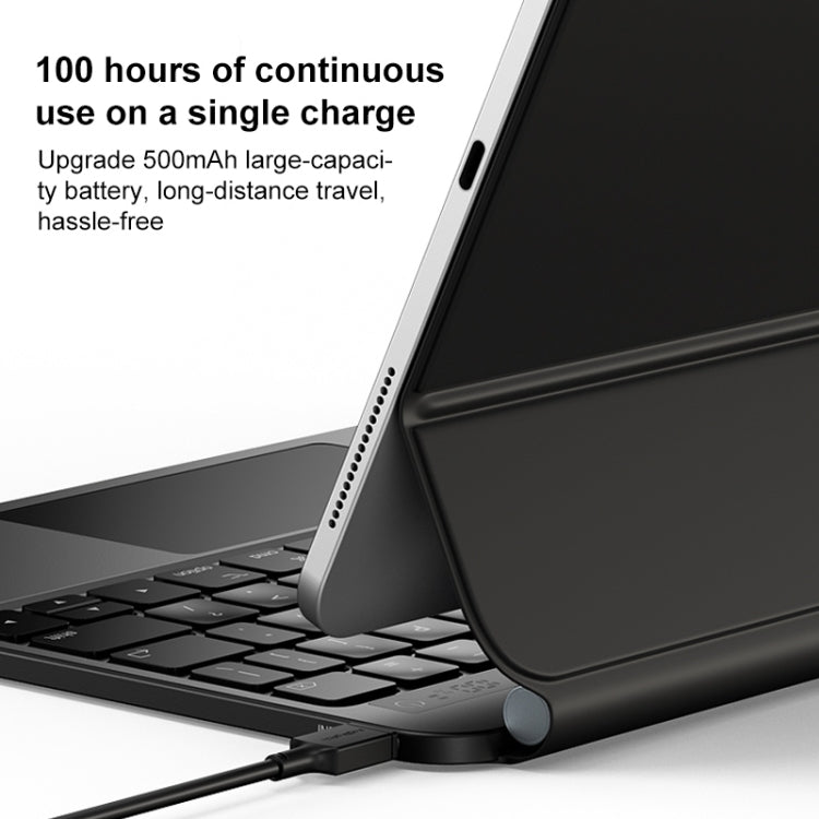 MOMAX KB3M MAG LINK Wireless Suspended Magnetic Keyboard Leather Case For iPad Pro 11 2022 / 2021 / 2020 / 2018 / Air 2022 / 2020 10.9 (Black) - HoMEdemic™ 