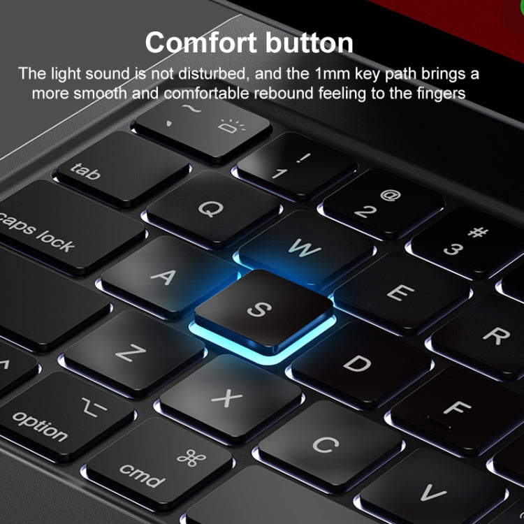 MOMAX KB3M MAG LINK Wireless Suspended Magnetic Keyboard Leather Case For iPad Pro 11 2022 / 2021 / 2020 / 2018 / Air 2022 / 2020 10.9 (Black) - HoMEdemic™ 