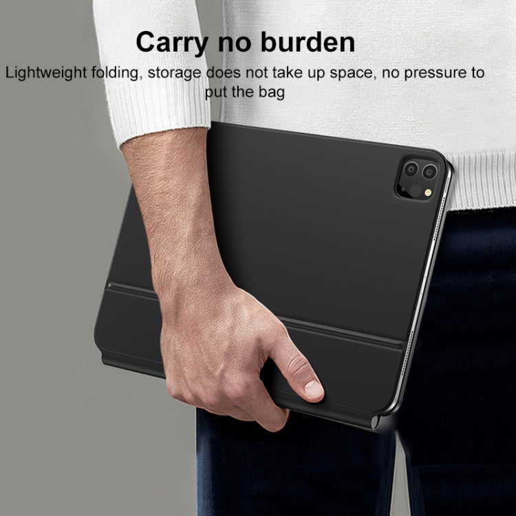 MOMAX KB3M MAG LINK Wireless Suspended Magnetic Keyboard Leather Case For iPad Pro 11 2022 / 2021 / 2020 / 2018 / Air 2022 / 2020 10.9 (Black) - HoMEdemic™ 
