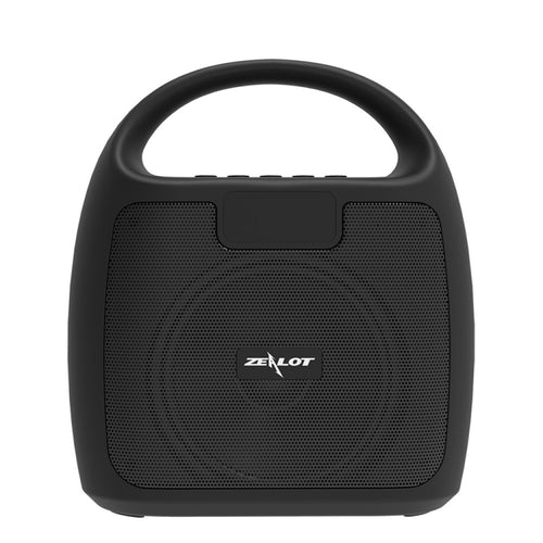 ZEALOT S42 Portable FM Radio Wireless Bluetooth Speaker with Built-in Mic, Support Hands-Free Call & TF Card & AUX (Black) - HoMEdemic™ 