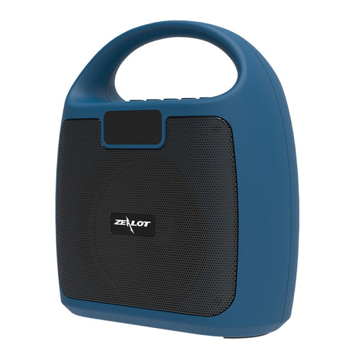 ZEALOT S42 Portable FM Radio Wireless Bluetooth Speaker with Built-in Mic, Support Hands-Free Call & TF Card & AUX (Lake Blue) - HoMEdemic™ 