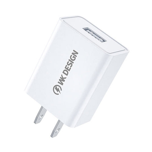 WK WP-U118 10W Single USB Port Travel Charger Power Adapter, US Plug - HoMEdemic™ 