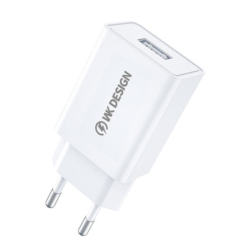 WK WP-U118 10W Single USB Port Travel Charger Power Adapter, EU Plug - HoMEdemic™ 