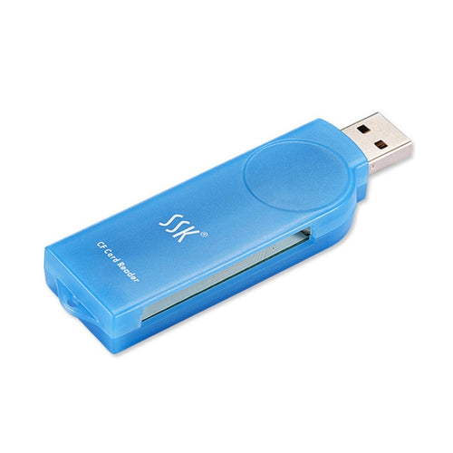SSK SCRS028 USB 2.0 Interface External Card Reader, Supports CF Card / MD - HoMEdemic™ 