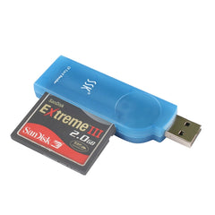 SSK SCRS028 USB 2.0 Interface External Card Reader, Supports CF Card / MD - HoMEdemic™ 